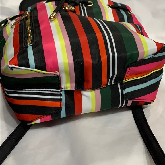 5/$30! MIX & MATCH! ICING Rainbow Striped Drawstring MINI BACKPACK!! - Picture 7 of 8